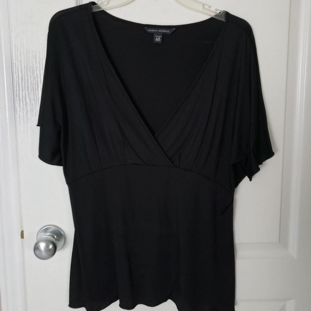 Banana Republic Black Peplum top